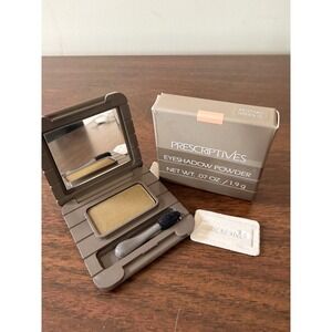 Prescriptives Eyeshadow Powder Mustard Green 15 Single Compact New in Box 1.9g